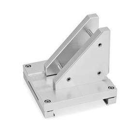 GN 900.3 Aluminum Connecting Sets X-Z, for Adjustable Slide Units GN 900 Type: P - Assembly of the Z-axis via connection plate and adaptor plate