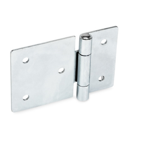 GN 136 Steel Sheet Metal Hinges, Horizontally Extended Material: ST - Steel
Type: B - With through holes
Bildvarianten: l1 (e) - on one side elongated