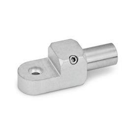 GN 483 Aluminum, T-Swivel Mounting Clamps Finish: MT - Matte, tumbled finish<br />Type: W - With bolt