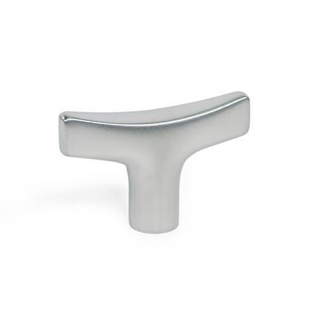 GN 5063 Stainless Steel T-Handles, Tapped or Blind Bore Type Finish: MT - Matte shot-blasted finish