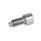 GN 514 Stainless Steel Locking Indexing Plungers, with Cardioid Curve Mechanism Type: AN - With stainless steel knob, without lock nut