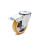 EN 22885 Roulettes à usage moyen en polyuréthane, corps de roue en aluminium, version pour charges légères Type de roulement: K - Roulement à billes
Type (support): RF - Support pivotant avec trou central et frein à verrouillage total
Codage: L - Version pour charges légères
Matériau (support): ST - Tôle d'acier, zingué