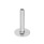 GN 41 Pieds de machine en pouces en inox, à goujon fileté ou taraudé en pouces Type (base): D0 - Sans sous-couche en caoutchouc
Version (Goujon/Douille): U - Sans écrou hexagonal interne en haut, réglage par clé plate en bas