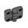 EN 158 Plastic Hinge Type: B - 2x2 bores for hex head screws