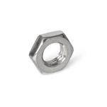 Stainless Steel Thin Hex Nuts, with Metric Fine Thread