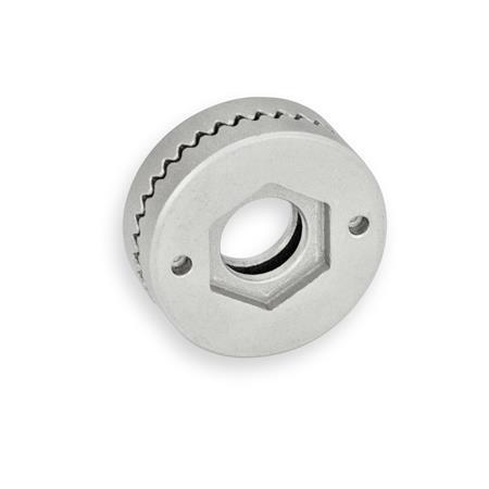 GN 188 Disques d'indexation en inox, à souder Type: A - With through hole, without bushing