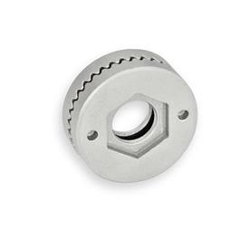 GN 188 Stainless Steel Serrated Locking Plates, Weldable Type: A - With through hole, without bushing