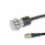 GN 3310 Interrupteurs à bouton poussoir en inox, avec / sans éclairage LED Type: RO - Bouton, verrouillage, sans LED
Type de connexion: S025 - Câble avec connecteur, 0.25 m
