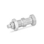 Stainless Steel Indexing Plungers, Non Lock-Out