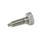 LRSS Stainless Steel Hand Retractable Spring Plungers, Lock-Out, with Knurled Handle Type: NI - Stainless steel