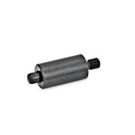 GN 618 Steel Indexing Plungers, Non Lock-Out, Unthreaded Weldable Body Type: G - With threaded stem