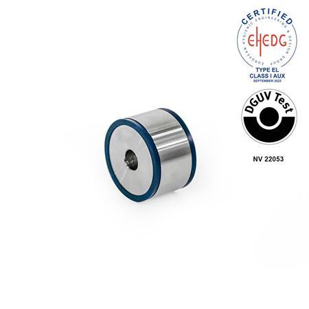 GN 6226 Stainless Steel AISI 316L Spacers in Hygienic Design Type: A1 - Through hole
Sealing ring material: H - H-NBR