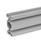 GN 10b Aluminum Profiles, b-Modular System, with Open Slots on All Sides, Profile Type Light Profile size: B-408010L
Finish: N - Anodized finish, natural color