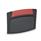 EN 733 Technopolymer Plastic Gripping Trays, Screw-In Type, Ergostyle® Type: S - With closing flap (only size b1 = 120)
Color of the cover: DRT - Red, RAL 3000, matte finish