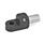 GN 483 Aluminum, T-Swivel Mounting Clamps Finish: ELS - Black anodized finish
Type: W - With bolt
