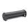 GN 481 Aluminum Edge Handles, with Zinc die-cast End Pieces Finish: SW - Black, RAL 9005, textured finish