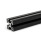 GN 10i Perfiles de aluminio, sistema modular-i, con ranuras abiertas en todos los lados, perfil tipo ligero Tamaño del perfil: I-40408L
Acabado: S - Acabado anodizado, negro