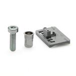Plastic Adapters, for Mounting Panel Support Clamps EN 649 to Round Tubes