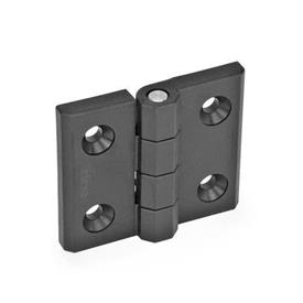 EN 239.3 Technopolymer Plastic Hinges without Switch, to Accompany EN 239.4 Hinges with Integrated Switch 