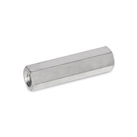 GN 6220 Stainless Steel Standoffs Material: NI - Stainless steel<br />Type: A - Tapped through hole or tapped blind hole