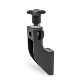 EN 6476 Plastic Side Guide Bracket, Fixed, with Contact Edge 