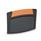 EN 733 Plastic Gripping Trays, Screw-In Type, Ergostyle® Type: S - With closing flap (only size b1 = 120)
Color of the cover: DOR - Orange, RAL 2004, matte finish