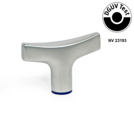 GN 5064 Stainless Steel T-Handles, with Tapped Hole, Hygienic Design Finish: MT - Matte finish (Ra < 0.8 µm)<br />Sealing ring material: H - H-NBR