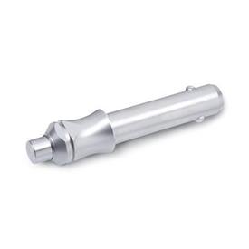 GN 113.3 Stainless Steel AISI 303 Ball Lock Pins, with Finger Recess 