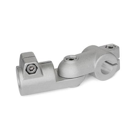 GN 288 Aluminum Swivel Clamp Connector Joints Type: S - Stepless adjustment
Finish: BL - Plain, Matte shot-blasted finish