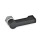 GN 702 Zinc Die-Cast Stop Latches, with 4 Indexing Positions Type: C - With external thread
Color: SW - Black, RAL 9005, textured finish
