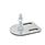 GN 42 Steel Leveling Feet, Tapped Socket or Threaded Stud Type, with Slotted Mounting Hole, Rectangular Shape Type (Base): G3 - With rubber pad, vulcanized, black, with 2 slotted holes
Version (Stud / Socket): SK - With nut, external hex at the bottom