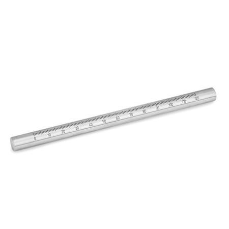 Expo Tools Stainless Steel Engraved Ruler (6 inch)