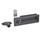 EN 731.5 Plástico, cerrojos de leva con bandeja de sujeción, con brazo del cerrojo de acero inoxidable, accionamiento con llave de vaso Tipo: DK - Con eje triangular (DK6.5)
Identificación núm.: 1 - Funcionamiento en la posición superior a la izquierda ilustrada