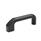 GN 559 Aluminum Cabinet / Door Handles, with Tapped or Counterbored Through Holes Type: A - Closed type
Finish: SW - Black, RAL 9005, textured finish