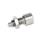 GN 514 Stainless Steel Locking Indexing Plungers, with Cardioid Curve Mechanism Type: AKN - With stainless steel knob, with lock nut