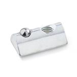 Steel Roll-In T-Slot Nuts, for Aluminum Profiles, without Guide Step