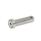 GN 2342 Stainless Steel Assembly Pins Type: B - With plain washer
Identification no.: 2 - With cross hole for GN 1024 spring cotter pin