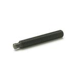Blackened Steel Grub Screws, with Hardened or Unhardened Tip