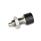 GN 514 Stainless Steel Locking Indexing Plungers, with Cardioid Curve Mechanism Type: AK - With lock nut