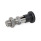 GN 81700 Doigts d’indexage, acier / inox, avec extrémité spéciale Type: CK - Verrouillable, avec contre-écrou
Type de goupille de centrage: KA - Extrémité arrondie, plastifiée
Matériau: NI - Inox