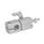 GN 487 Colliers de montage avec rotule radiale de pivot en aluminium Type: Q - Avec trou traversant
Codage: S - Élément à billes avec filetage externe
N° d'identification: 1 - Serrage avec manette indexable
Finition: EL - Finition anodisée, couleur naturelle