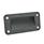 GN 7330 Zinc Die-Cast Gripping Trays, Screw-In Type Type: A - Mounting from the operator's side (for identification no. 2 with four countersunk sealing screws)
Identification no.: 2 - With seal
Finish: SW - Black, RAL 9005, textured finish