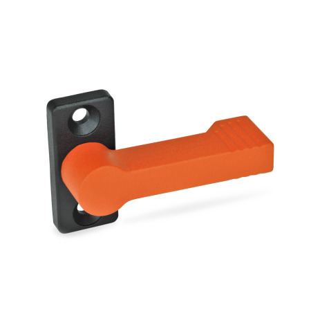 Stop Latches GN 702: Zinc Die-Cast, with 4 Indexing Positions