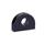 GN 412.1 Supports en zinc moulé sous pression, pour doigts d'indexage / doigts d’indexage à came N° d'identification: 1 - Montage par l'avant
