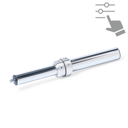 Telescopic Linear Actuators GN 2940: Steel / Stainless Steel, Configurable