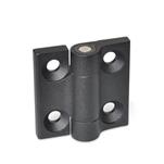 Zinc Die-Cast Hinges, with 4 Indexing Positions