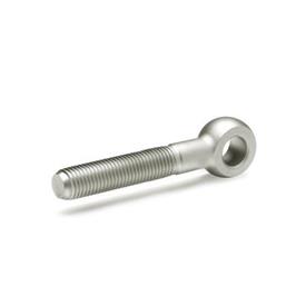 GN 1524 Stainless Steel Swing Bolts, with Extended Thread Length Material: NI - Stainless steel