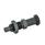 GN 817.2 Steel Indexing Plungers, Lock-Out and Non Lock-Out, with Extended Height Knob Type: BK - Non lock-out, with lock nut
