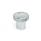 GN 676.2 Steel Push / Pull Knobs, Zinc Plated, with Tapped Blind Hole, Plain or Knurled Rim Type: B - With knurl