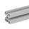 GN 10b Profilés en aluminium, système modulaire de type b, avec fentes ouvertes sur tous les côtés, profilé pour charges lourdes Taille du profil: B-454510S
Finition: N - Finition anodisé, couleur naturelle